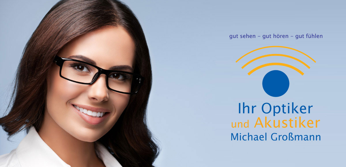 Frau mit modernem Brillengestellt